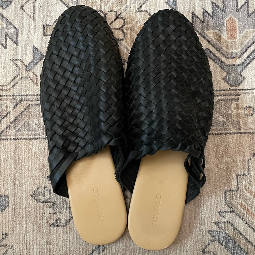 Nisolo Woven Mules